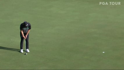 Hunter Mahan birdies No. 16 in Round 2 at Mayakoba