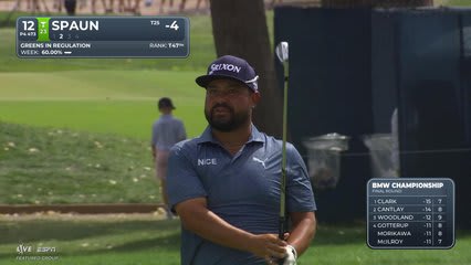 J.J. Spaun's 142-yard approach sets up birdie on No. 12 at BMW Championship