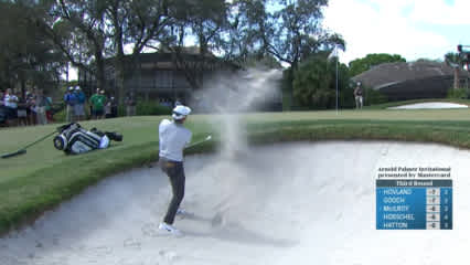 Talor Gooch's bunker play leads to birdie at Arnold Palmer