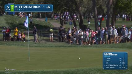 Matt Fitzpatrick makes birdie on No. 5 at Valspar