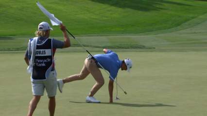 Philip Knowles' nice approach leads to birdie at Pinnacle Bank Championship
