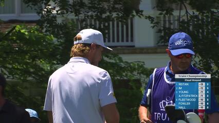 Kristoffer Reitan hits tee shot to 6 feet, sets up birdie on No. 4 at Truist Championship