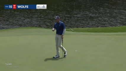 Jared Wolfe makes short birdie putt at Wyndham
