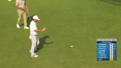 Greyson Sigg makes third consecutive birdie on No. 10 at Farmers