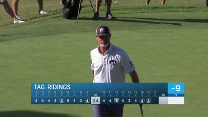 Tag Ridings makes birdie on No. 17 at Dominion Energy Charity Classic