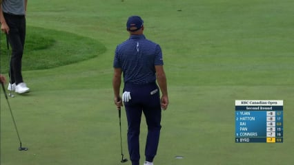 Jonathan Byrd makes birdie on No. 9 at RBC Canadian