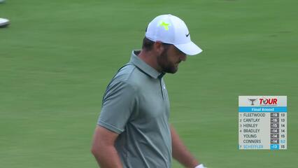 Scottie Scheffler bounces back from water ball with birdie at TOUR Championship