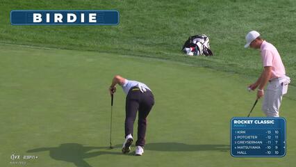 Kevin Velo makes birdie on No. 15 at Rocket Classic