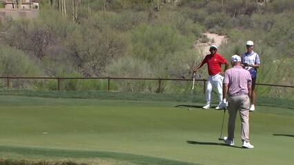 Tommy Gainey makes birdie on No. 4 at Cologuard Classic