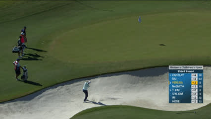 Mito Pereira's crafty bunker escape sets up birdie at Shriners Children's Open