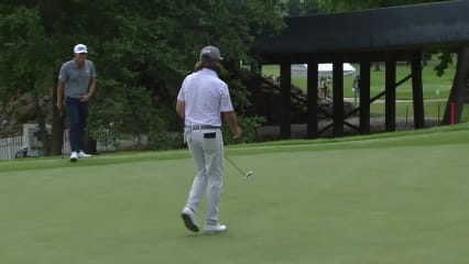 Joey Garber makes lengthy birdie putt at BMW Charity