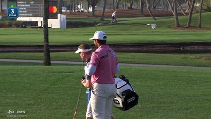Matthieu Pavon drains 5-foot birdie putt on No. 3 at Cognizant Classic
