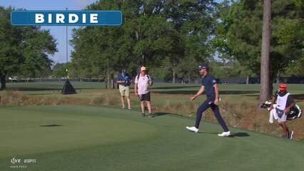 Sam Ryder holes out 32-foot birdie putt on No 8 at Texas Children's