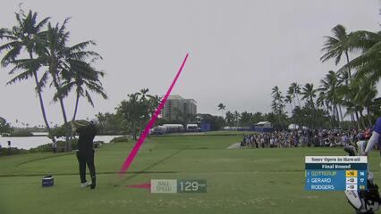 Chris Gotterup's 189-yard tee shot leads to birdie on No. 17 at Sony Open