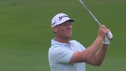 Ian Holt makes birdie on No. 18 at Great Abaco Classic