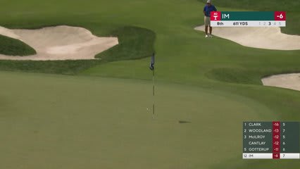 Sungjae Im holes 74-foot shot from rough for eagle on No. 8 at BMW Championship