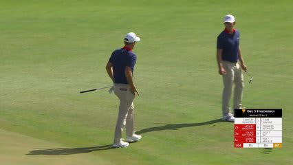 Henley/Bridgeman makes birdie on No. 6 at the 2026 Presidents Cup