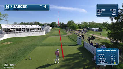 Stephan Jaeger makes birdie on No. 16 at Truist Championship