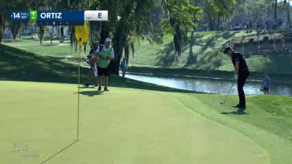 Carlos Ortiz chips it tight to set up birdie at Valspar