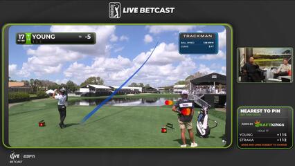 Cameron Young hits 182-yard drive to 9 feet, sets up birdie on No. 17 at Arnold Palmer