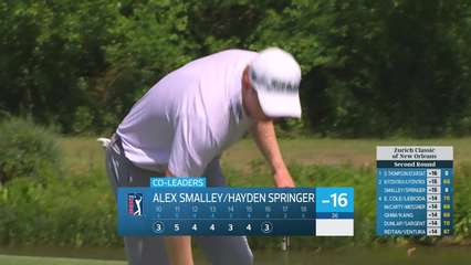 Smalley/Springer makes birdie on No. 16 at Zurich Classic