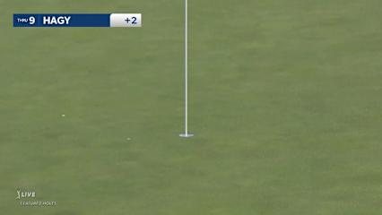 Brandon Hagy's 33-foot birdie putt at Wells Fargo