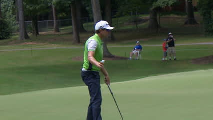 Tim Wilkinson's excellent approach shot sets-up eagle at Wyndham