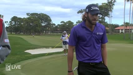 Andrew Loupe holes 17-foot birdie putt at The Honda Classic