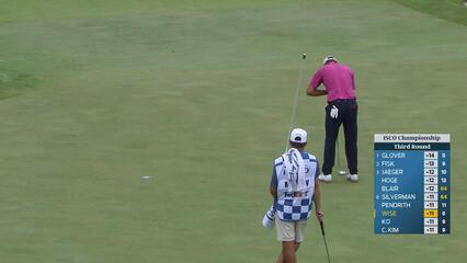 Aaron Wise sinks 7-foot putt for birdie on No. 10 at ISCO Championship