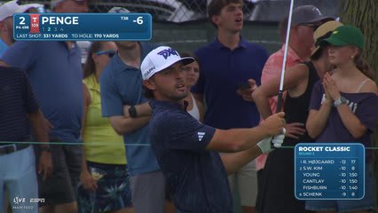 Marco Penge's 168-yard approach sets up birdie on No. 2 at Rocket Classic