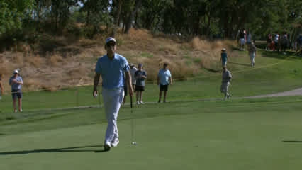 Michael Kim makes birdie on No. 17 at Utah Championship