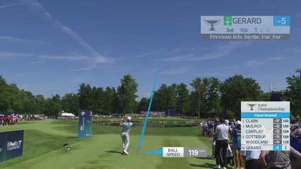 Ryan Gerard hits tee shot to 4 feet, sets up birdie on No. 3 at BMW Championship
