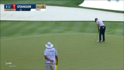 Jimmy Stanger sinks a 21-foot birdie putt at THE PLAYERS