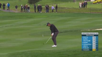 Patrick Rodgers hits 35-yard approach to 3 feet, sets up birdie on No. 4 at AT&T Pebble Beach
