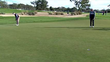 K.J. Choi two putts for birdie at Farmers