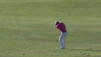 Ryan Blaum uses nice approach to set up birdie at The RSM Classic