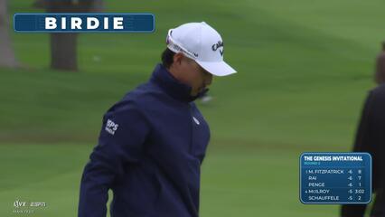 Min Woo Lee hits 187-yard approach to 13 feet, sets up birdie at Genesis