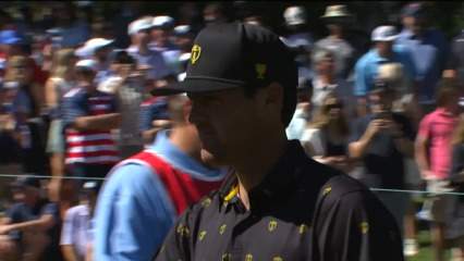 Mito Pereira sticks 177-yard tee shot to 4 feet at Presidents Cup