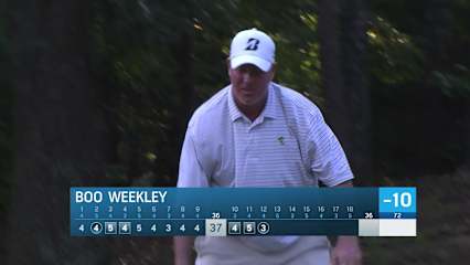 Boo Weekley makes birdie on No. 12 at Regions Tradition