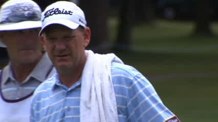 Tom Gillis birdies No. 17 in Round 1 at John Deere