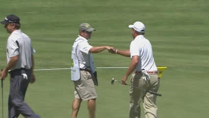 Pride birdies No. 18 in Round 2 of John Deere Classic