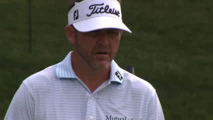 Jason Bohn makes 17-footer for birdie at the Memorial