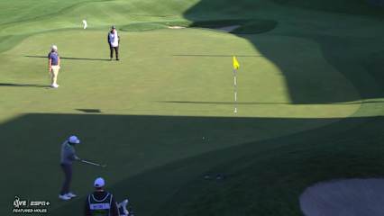 Taylor Moore pitches in from the fringe for birdie at THE CJ CUP
