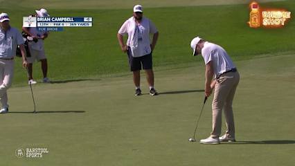 Brian Campbell makes birdie on No. 13 at NV5 Invitational