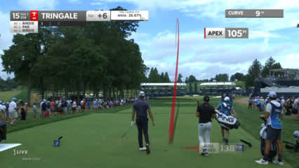 Cameron Tringale's close tee shot leads to birdie at BMW Championship