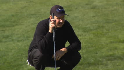 J.J. Henry birdies No. 1 at Genesis Open