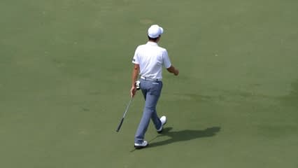 K.T. Kim pours in a 57-foot eagle putt at Cadillac Championship