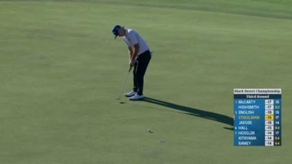 Kevin Streelman sends in 12-footer for birdie at Black Desert