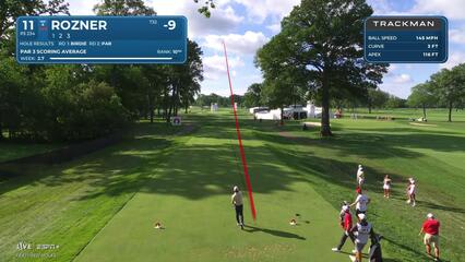 Antoine Rozner makes birdie on No. 11 at Rocket Classic