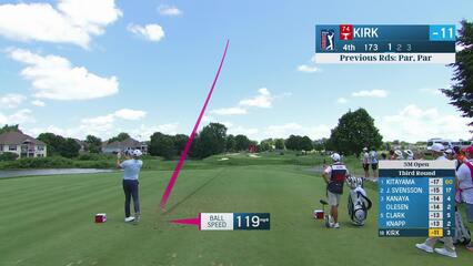 Chris Kirk nearly aces No. 4 at 3M Open